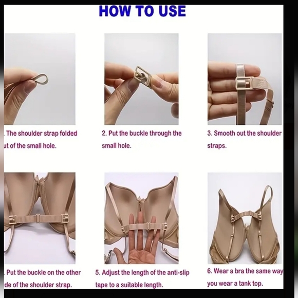 12pcs Adjustable Bra Extenders With Hook & Eye Closure Comfort Fit, Non-stretchy - Picture 2 of 4